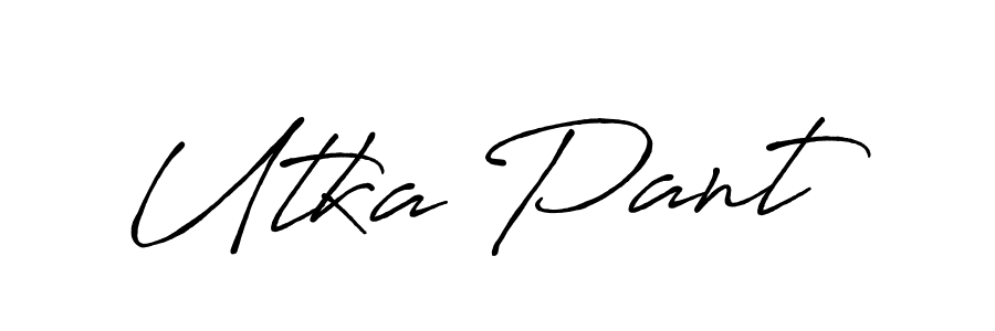 The best way (Antro_Vectra_Bolder) to make a short signature is to pick only two or three words in your name. The name Utka Pant include a total of six letters. For converting this name. Utka Pant signature style 7 images and pictures png