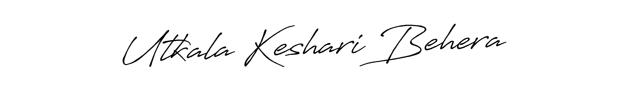 Antro_Vectra_Bolder is a professional signature style that is perfect for those who want to add a touch of class to their signature. It is also a great choice for those who want to make their signature more unique. Get Utkala Keshari Behera name to fancy signature for free. Utkala Keshari Behera signature style 7 images and pictures png