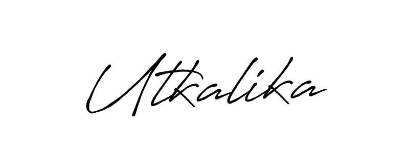 You can use this online signature creator to create a handwritten signature for the name Utkalika. This is the best online autograph maker. Utkalika signature style 7 images and pictures png