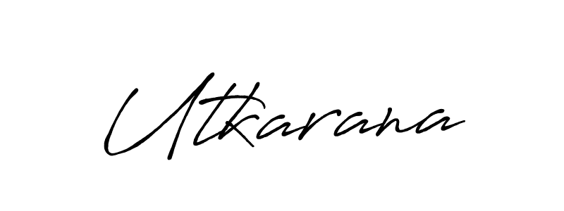 Design your own signature with our free online signature maker. With this signature software, you can create a handwritten (Antro_Vectra_Bolder) signature for name Utkarana. Utkarana signature style 7 images and pictures png