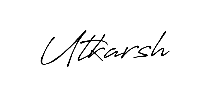 It looks lik you need a new signature style for name Utkarsh. Design unique handwritten (Antro_Vectra_Bolder) signature with our free signature maker in just a few clicks. Utkarsh signature style 7 images and pictures png