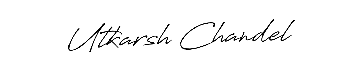 Once you've used our free online signature maker to create your best signature Antro_Vectra_Bolder style, it's time to enjoy all of the benefits that Utkarsh Chandel name signing documents. Utkarsh Chandel signature style 7 images and pictures png