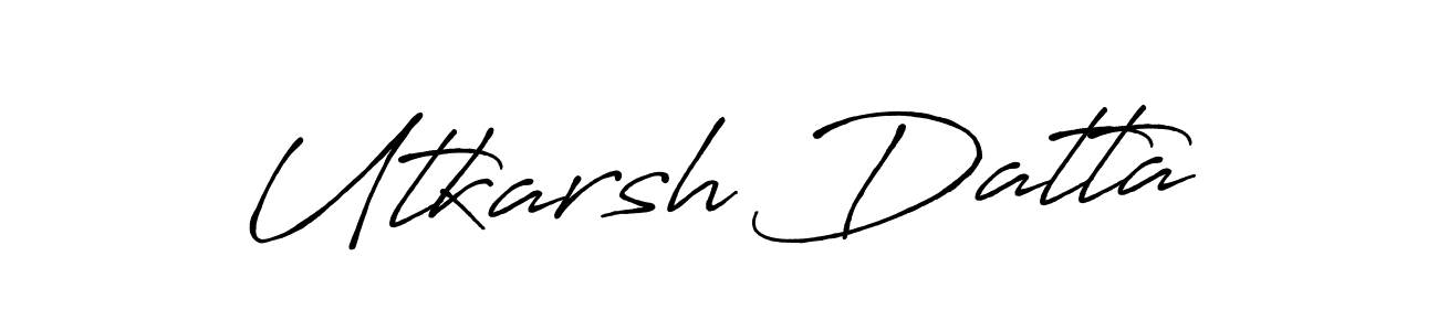 Make a beautiful signature design for name Utkarsh Datta. Use this online signature maker to create a handwritten signature for free. Utkarsh Datta signature style 7 images and pictures png