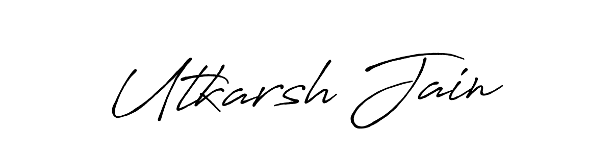 You can use this online signature creator to create a handwritten signature for the name Utkarsh Jain. This is the best online autograph maker. Utkarsh Jain signature style 7 images and pictures png