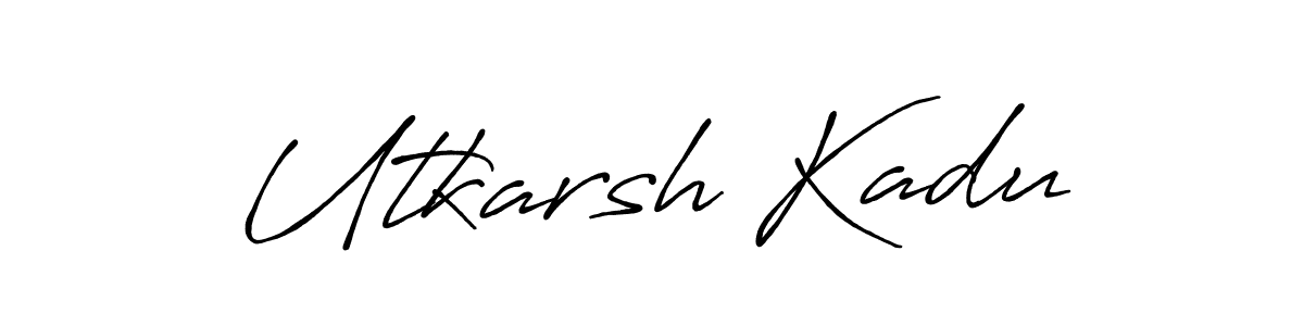 You can use this online signature creator to create a handwritten signature for the name Utkarsh Kadu. This is the best online autograph maker. Utkarsh Kadu signature style 7 images and pictures png