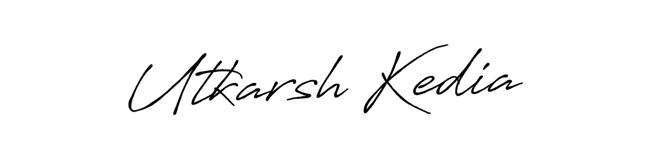 This is the best signature style for the Utkarsh Kedia name. Also you like these signature font (Antro_Vectra_Bolder). Mix name signature. Utkarsh Kedia signature style 7 images and pictures png