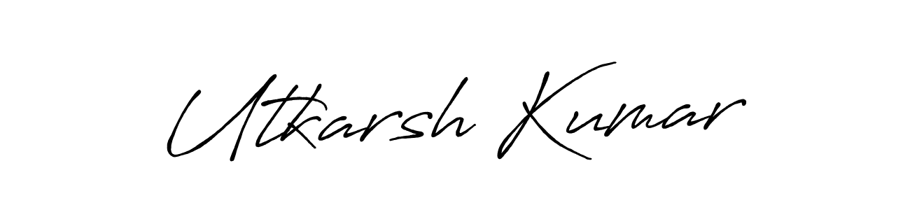 This is the best signature style for the Utkarsh Kumar name. Also you like these signature font (Antro_Vectra_Bolder). Mix name signature. Utkarsh Kumar signature style 7 images and pictures png