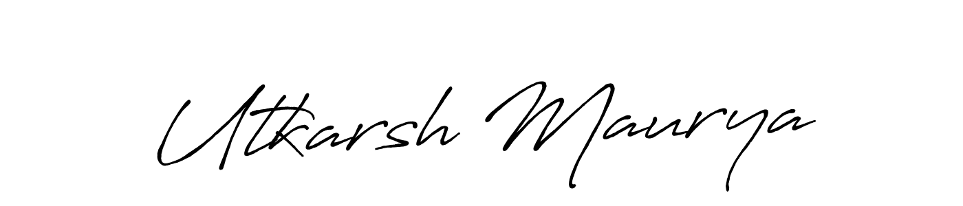 It looks lik you need a new signature style for name Utkarsh Maurya. Design unique handwritten (Antro_Vectra_Bolder) signature with our free signature maker in just a few clicks. Utkarsh Maurya signature style 7 images and pictures png