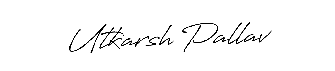 Also You can easily find your signature by using the search form. We will create Utkarsh Pallav name handwritten signature images for you free of cost using Antro_Vectra_Bolder sign style. Utkarsh Pallav signature style 7 images and pictures png
