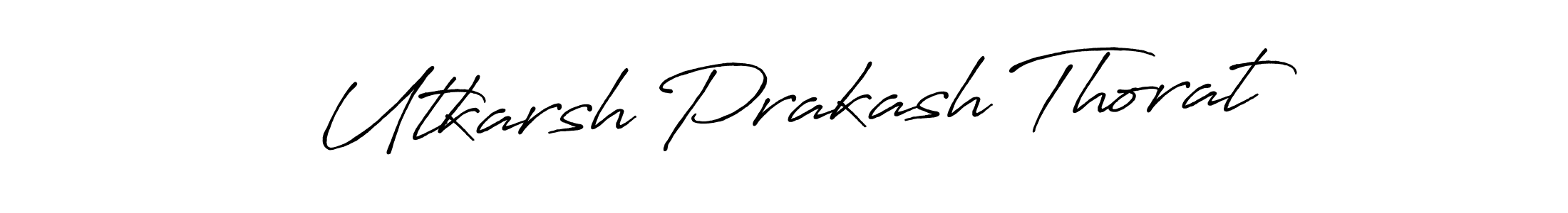 Design your own signature with our free online signature maker. With this signature software, you can create a handwritten (Antro_Vectra_Bolder) signature for name Utkarsh Prakash Thorat. Utkarsh Prakash Thorat signature style 7 images and pictures png
