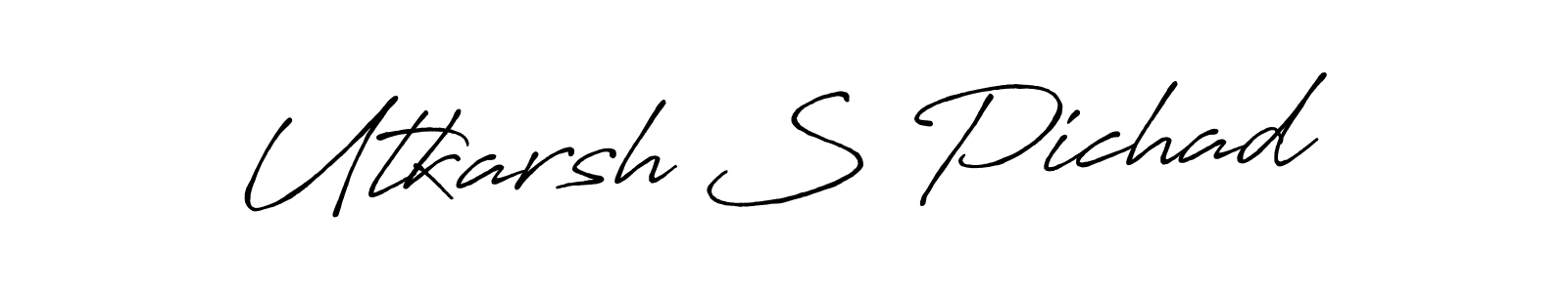 Here are the top 10 professional signature styles for the name Utkarsh S Pichad. These are the best autograph styles you can use for your name. Utkarsh S Pichad signature style 7 images and pictures png