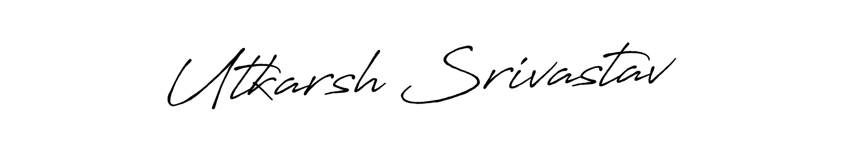Also You can easily find your signature by using the search form. We will create Utkarsh Srivastav name handwritten signature images for you free of cost using Antro_Vectra_Bolder sign style. Utkarsh Srivastav signature style 7 images and pictures png