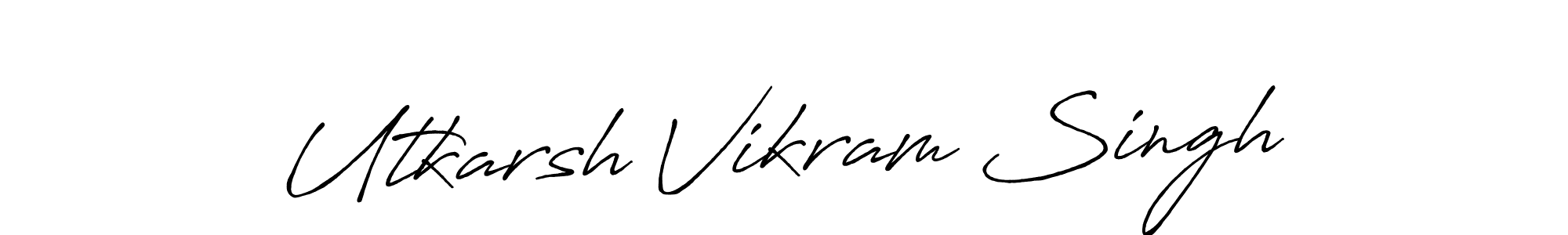 if you are searching for the best signature style for your name Utkarsh Vikram Singh. so please give up your signature search. here we have designed multiple signature styles  using Antro_Vectra_Bolder. Utkarsh Vikram Singh signature style 7 images and pictures png