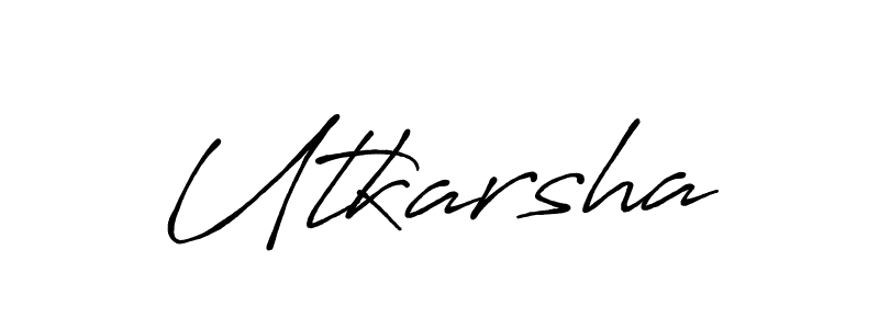 This is the best signature style for the Utkarsha name. Also you like these signature font (Antro_Vectra_Bolder). Mix name signature. Utkarsha signature style 7 images and pictures png