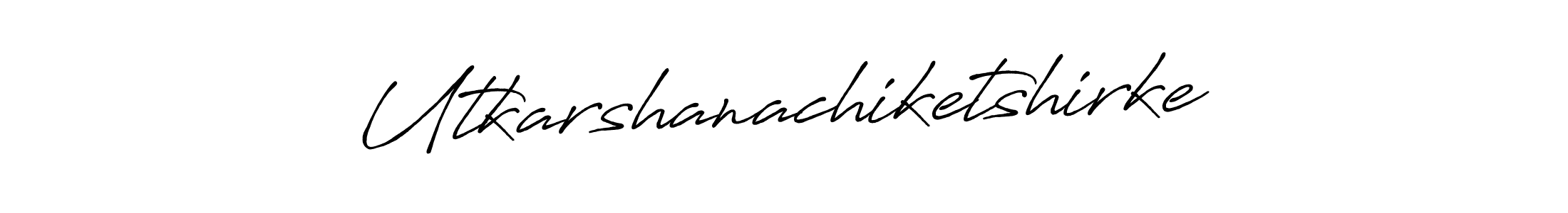 Once you've used our free online signature maker to create your best signature Antro_Vectra_Bolder style, it's time to enjoy all of the benefits that Utkarshanachiketshirke name signing documents. Utkarshanachiketshirke signature style 7 images and pictures png