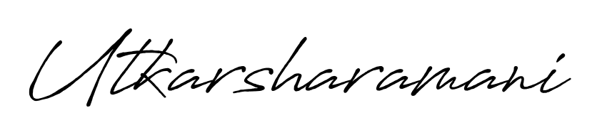Download transparent PNG signature for name Utkarsharamani styled with Antro_Vectra_Bolder font. Ready to paste directly into PDF and Word agreements. Utkarsharamani signature style 7 images and pictures png