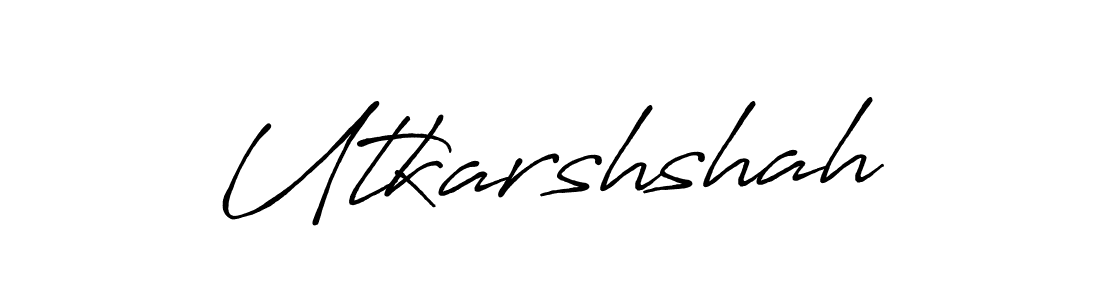 Make a beautiful signature design for name Utkarshshah. Use this online signature maker to create a handwritten signature for free. Utkarshshah signature style 7 images and pictures png
