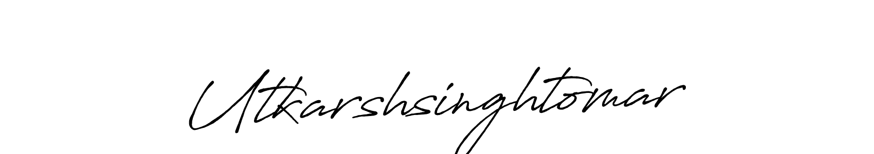 How to make Utkarshsinghtomar signature? Antro_Vectra_Bolder is a professional autograph style. Create handwritten signature for Utkarshsinghtomar name. Utkarshsinghtomar signature style 7 images and pictures png