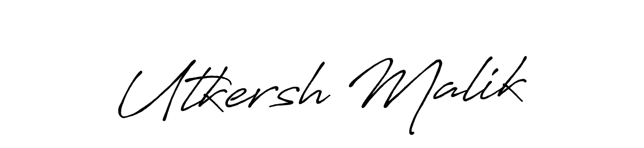 Make a short Utkersh Malik signature style. Manage your documents anywhere anytime using Antro_Vectra_Bolder. Create and add eSignatures, submit forms, share and send files easily. Utkersh Malik signature style 7 images and pictures png