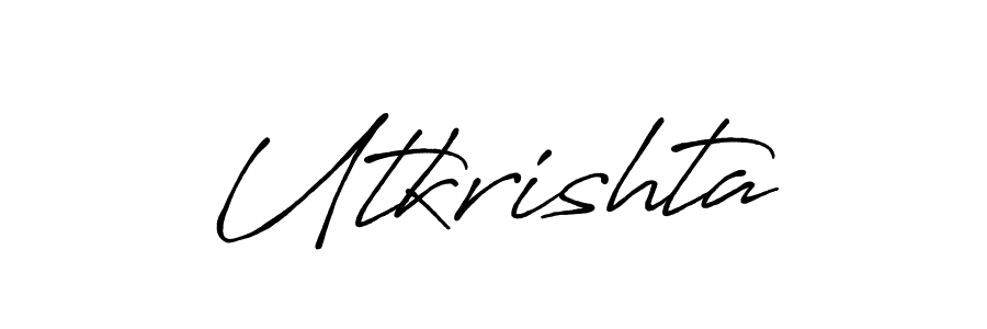 Best and Professional Signature Style for Utkrishta. Antro_Vectra_Bolder Best Signature Style Collection. Utkrishta signature style 7 images and pictures png