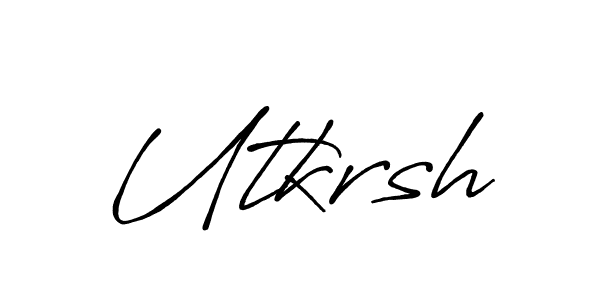 You should practise on your own different ways (Antro_Vectra_Bolder) to write your name (Utkrsh) in signature. don't let someone else do it for you. Utkrsh signature style 7 images and pictures png