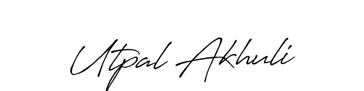 Make a short Utpal Akhuli signature style. Manage your documents anywhere anytime using Antro_Vectra_Bolder. Create and add eSignatures, submit forms, share and send files easily. Utpal Akhuli signature style 7 images and pictures png