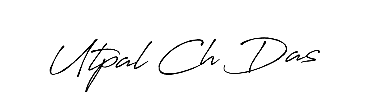 How to Draw Utpal Ch Das signature style? Antro_Vectra_Bolder is a latest design signature styles for name Utpal Ch Das. Utpal Ch Das signature style 7 images and pictures png