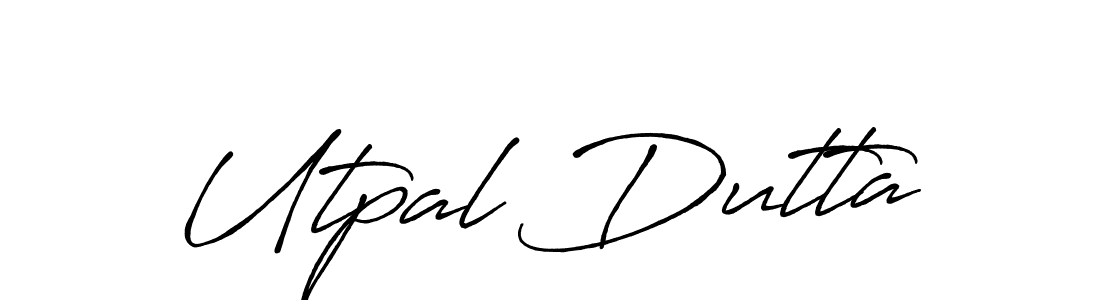 How to Draw Utpal Dutta signature style? Antro_Vectra_Bolder is a latest design signature styles for name Utpal Dutta. Utpal Dutta signature style 7 images and pictures png