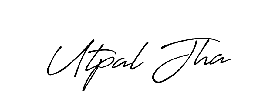 Best and Professional Signature Style for Utpal Jha. Antro_Vectra_Bolder Best Signature Style Collection. Utpal Jha signature style 7 images and pictures png