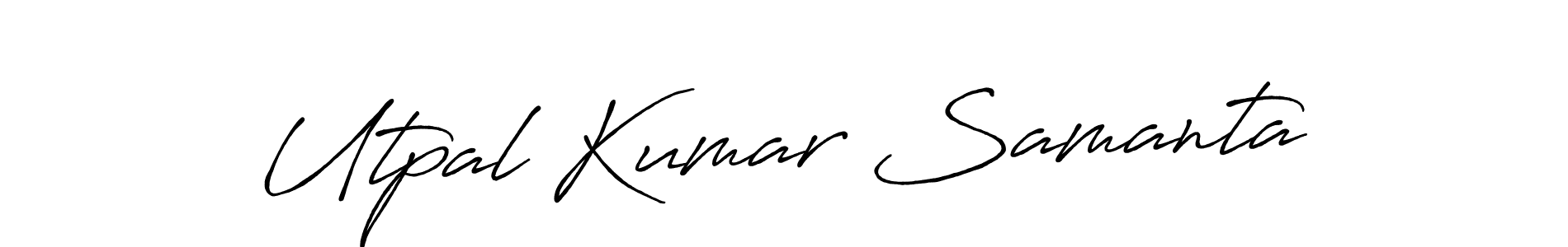 It looks lik you need a new signature style for name Utpal Kumar Samanta. Design unique handwritten (Antro_Vectra_Bolder) signature with our free signature maker in just a few clicks. Utpal Kumar Samanta signature style 7 images and pictures png