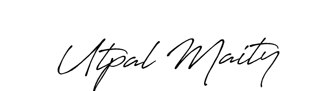 This is the best signature style for the Utpal Maity name. Also you like these signature font (Antro_Vectra_Bolder). Mix name signature. Utpal Maity signature style 7 images and pictures png
