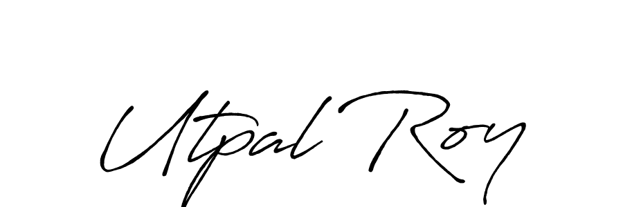 The best way (Antro_Vectra_Bolder) to make a short signature is to pick only two or three words in your name. The name Utpal Roy include a total of six letters. For converting this name. Utpal Roy signature style 7 images and pictures png