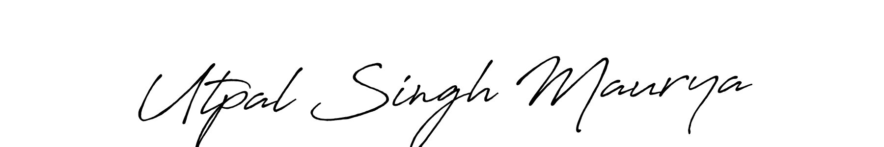 It looks lik you need a new signature style for name Utpal Singh Maurya. Design unique handwritten (Antro_Vectra_Bolder) signature with our free signature maker in just a few clicks. Utpal Singh Maurya signature style 7 images and pictures png