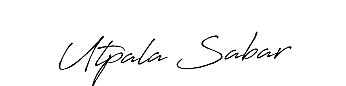This is the best signature style for the Utpala Sabar name. Also you like these signature font (Antro_Vectra_Bolder). Mix name signature. Utpala Sabar signature style 7 images and pictures png