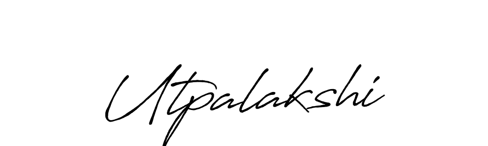 Utpalakshi stylish signature style. Best Handwritten Sign (Antro_Vectra_Bolder) for my name. Handwritten Signature Collection Ideas for my name Utpalakshi. Utpalakshi signature style 7 images and pictures png