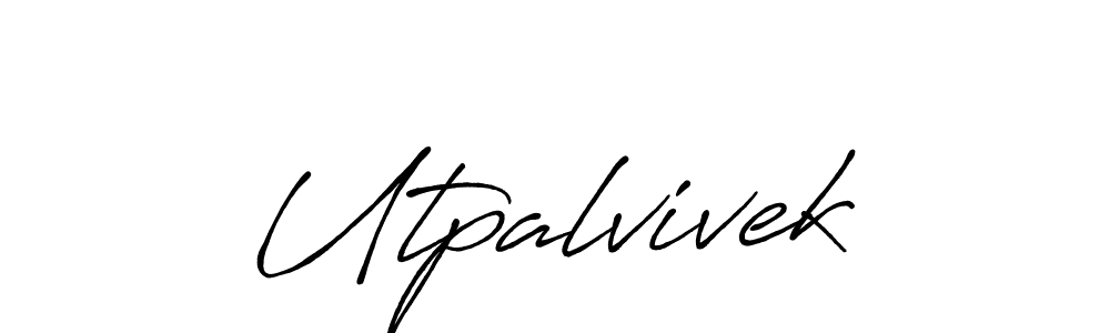 Make a beautiful signature design for name Utpalvivek. Use this online signature maker to create a handwritten signature for free. Utpalvivek signature style 7 images and pictures png