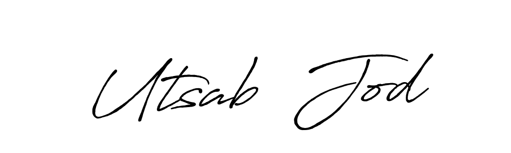 Make a beautiful signature design for name Utsab  Jod. Use this online signature maker to create a handwritten signature for free. Utsab  Jod signature style 7 images and pictures png