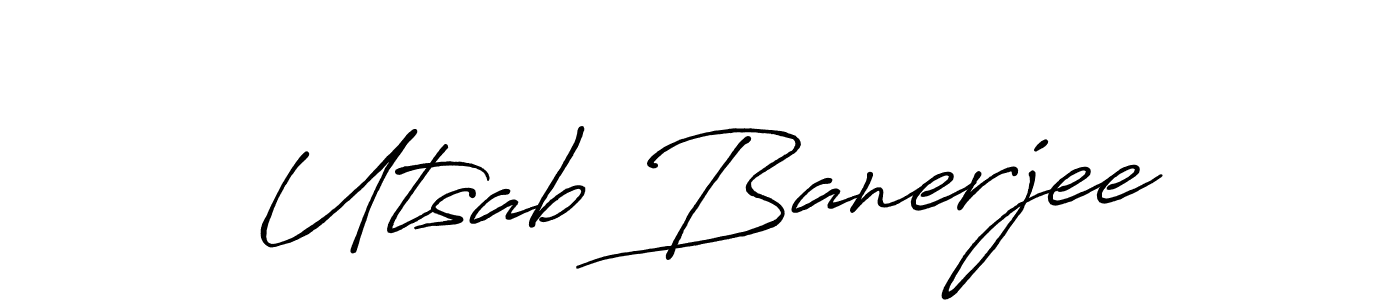 Here are the top 10 professional signature styles for the name Utsab Banerjee. These are the best autograph styles you can use for your name. Utsab Banerjee signature style 7 images and pictures png