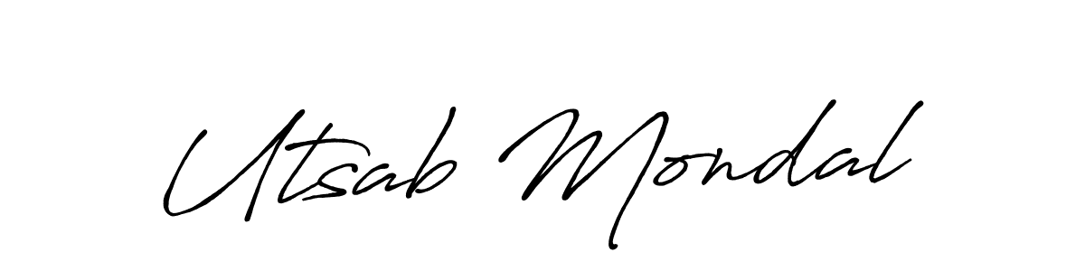 This is the best signature style for the Utsab Mondal name. Also you like these signature font (Antro_Vectra_Bolder). Mix name signature. Utsab Mondal signature style 7 images and pictures png