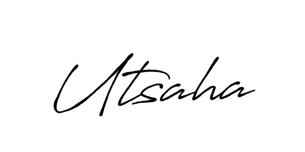 You can use this online signature creator to create a handwritten signature for the name Utsaha. This is the best online autograph maker. Utsaha signature style 7 images and pictures png