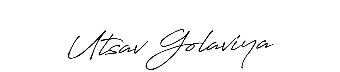 Once you've used our free online signature maker to create your best signature Antro_Vectra_Bolder style, it's time to enjoy all of the benefits that Utsav Golaviya name signing documents. Utsav Golaviya signature style 7 images and pictures png