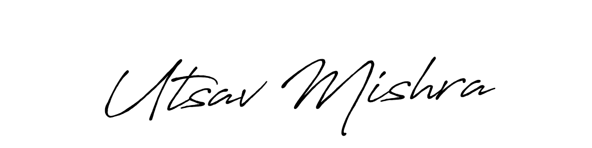 if you are searching for the best signature style for your name Utsav Mishra. so please give up your signature search. here we have designed multiple signature styles  using Antro_Vectra_Bolder. Utsav Mishra signature style 7 images and pictures png