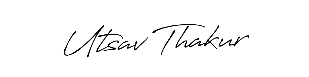 It looks lik you need a new signature style for name Utsav Thakur. Design unique handwritten (Antro_Vectra_Bolder) signature with our free signature maker in just a few clicks. Utsav Thakur signature style 7 images and pictures png