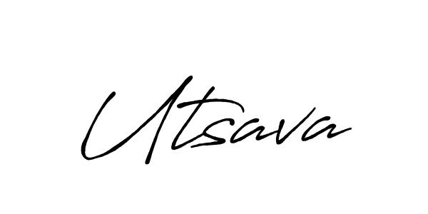 Best and Professional Signature Style for Utsava. Antro_Vectra_Bolder Best Signature Style Collection. Utsava signature style 7 images and pictures png