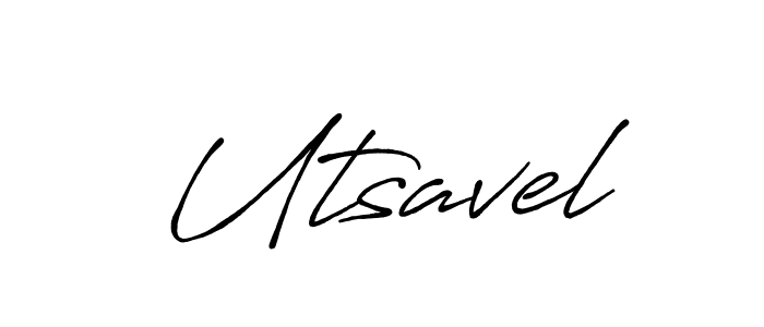 Best and Professional Signature Style for Utsavel. Antro_Vectra_Bolder Best Signature Style Collection. Utsavel signature style 7 images and pictures png