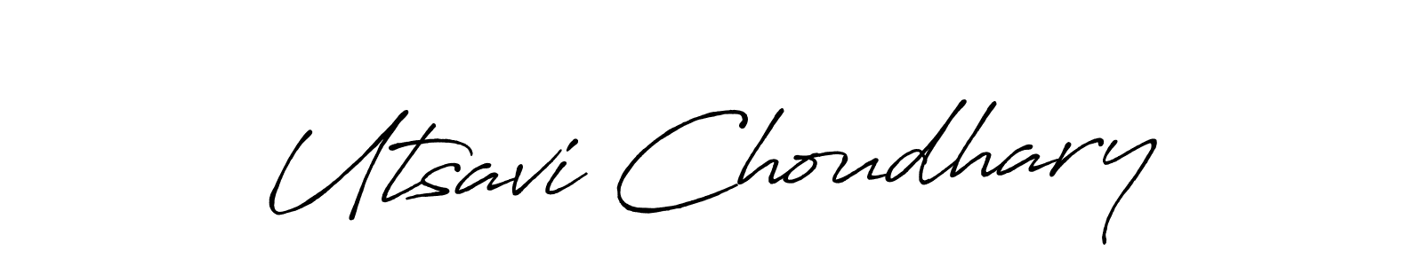 How to Draw Utsavi Choudhary signature style? Antro_Vectra_Bolder is a latest design signature styles for name Utsavi Choudhary. Utsavi Choudhary signature style 7 images and pictures png