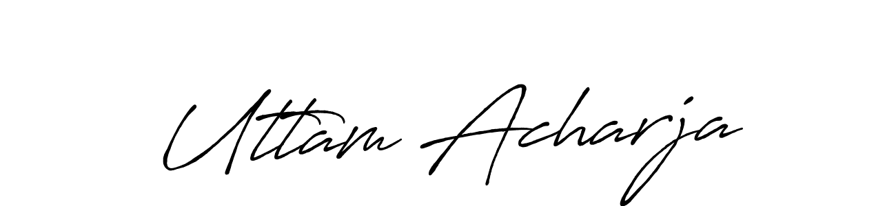 How to Draw Uttam Acharja signature style? Antro_Vectra_Bolder is a latest design signature styles for name Uttam Acharja. Uttam Acharja signature style 7 images and pictures png