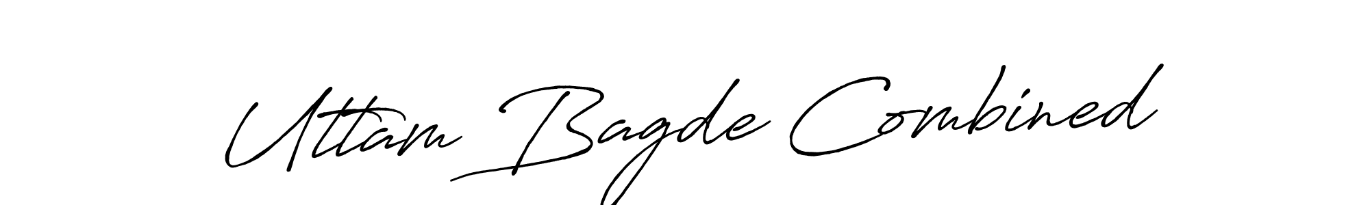 The best way (Antro_Vectra_Bolder) to make a short signature is to pick only two or three words in your name. The name Uttam Bagde Combined include a total of six letters. For converting this name. Uttam Bagde Combined signature style 7 images and pictures png