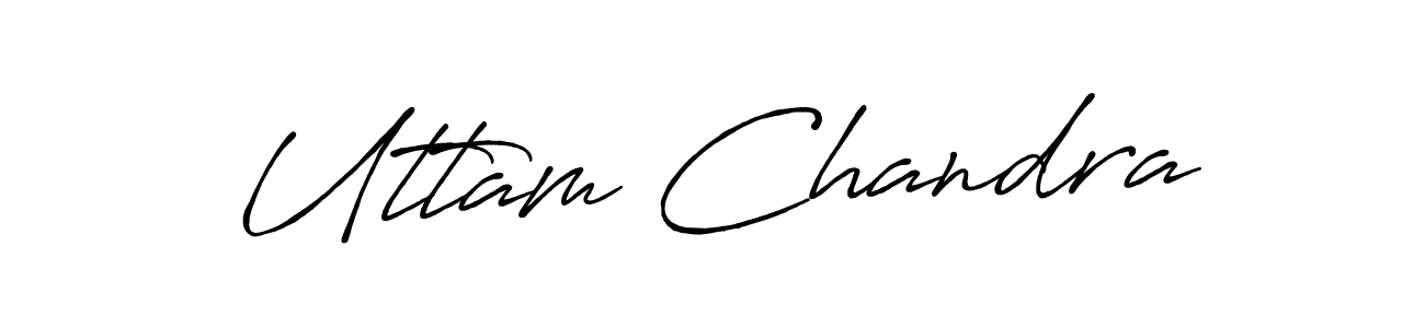 Use a signature maker to create a handwritten signature online. With this signature software, you can design (Antro_Vectra_Bolder) your own signature for name Uttam Chandra. Uttam Chandra signature style 7 images and pictures png