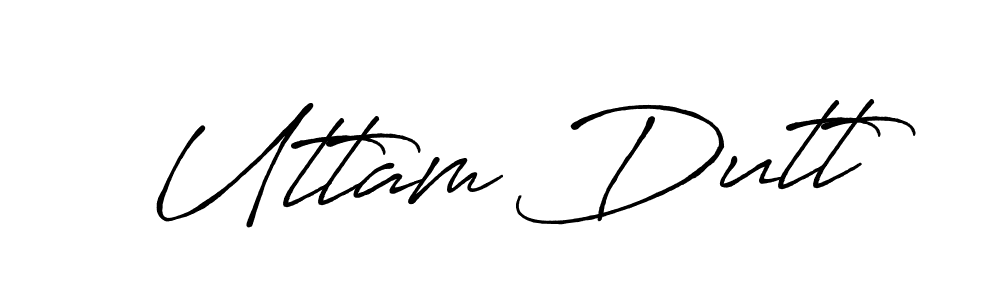 How to make Uttam Dutt signature? Antro_Vectra_Bolder is a professional autograph style. Create handwritten signature for Uttam Dutt name. Uttam Dutt signature style 7 images and pictures png